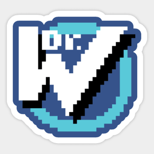 Wily Pixel Art Sticker